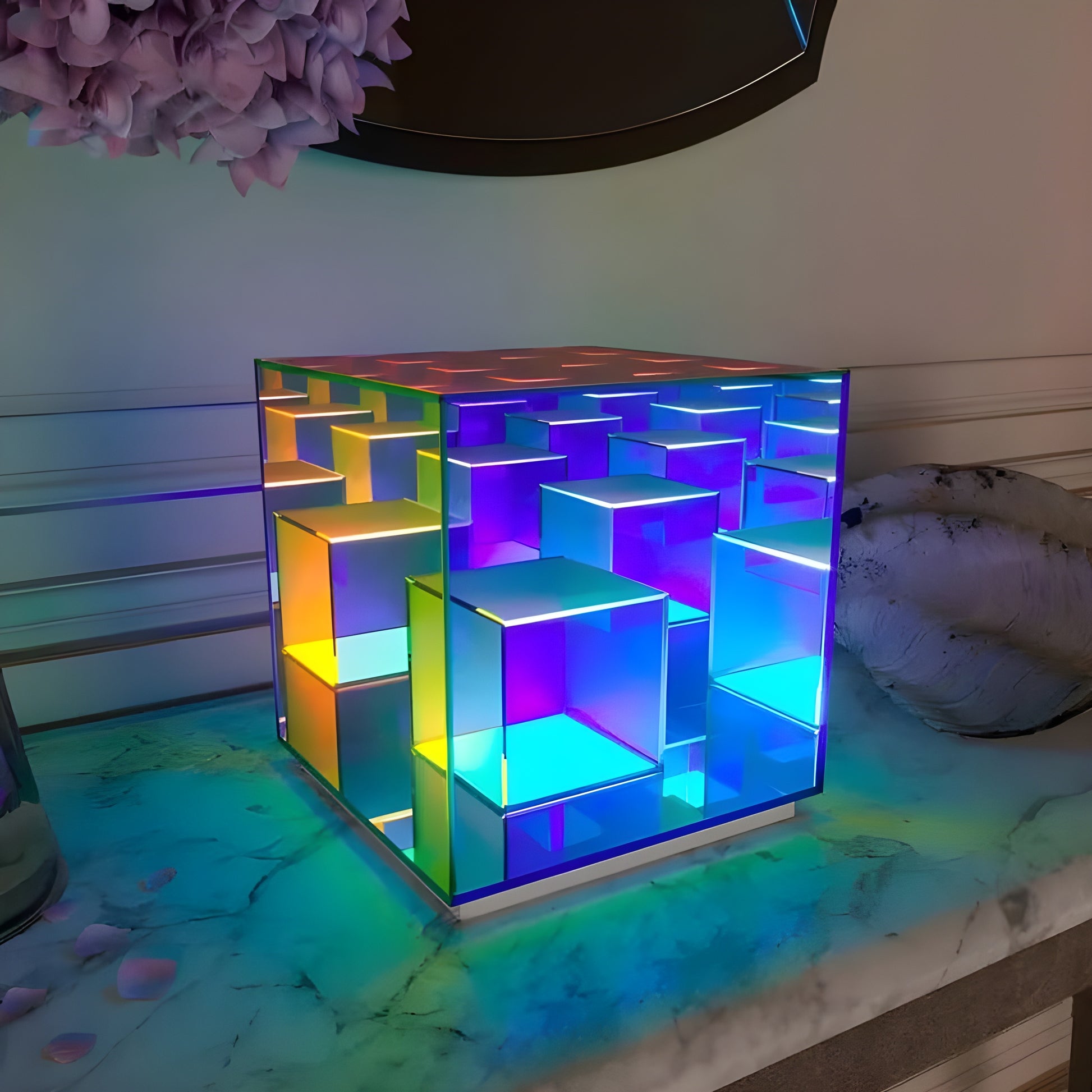 iLED Acrylic Hypercube Lamp - iLED My Store