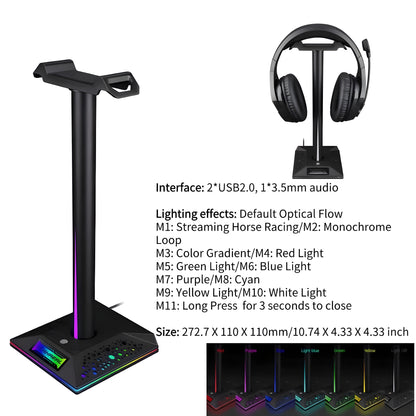 iLED RGB Gaming Headphone Stand - iLED My Store