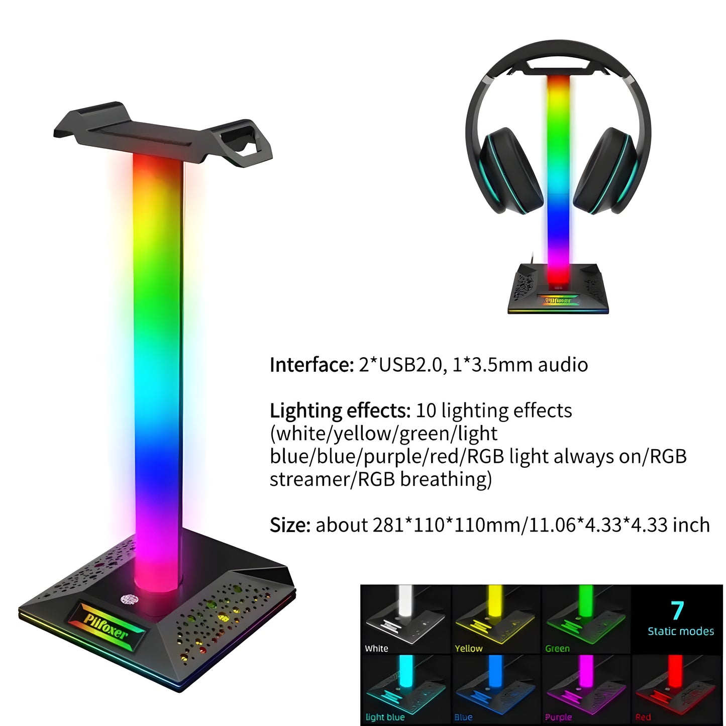 iLED RGB Gaming Headphone Stand - iLED My Store