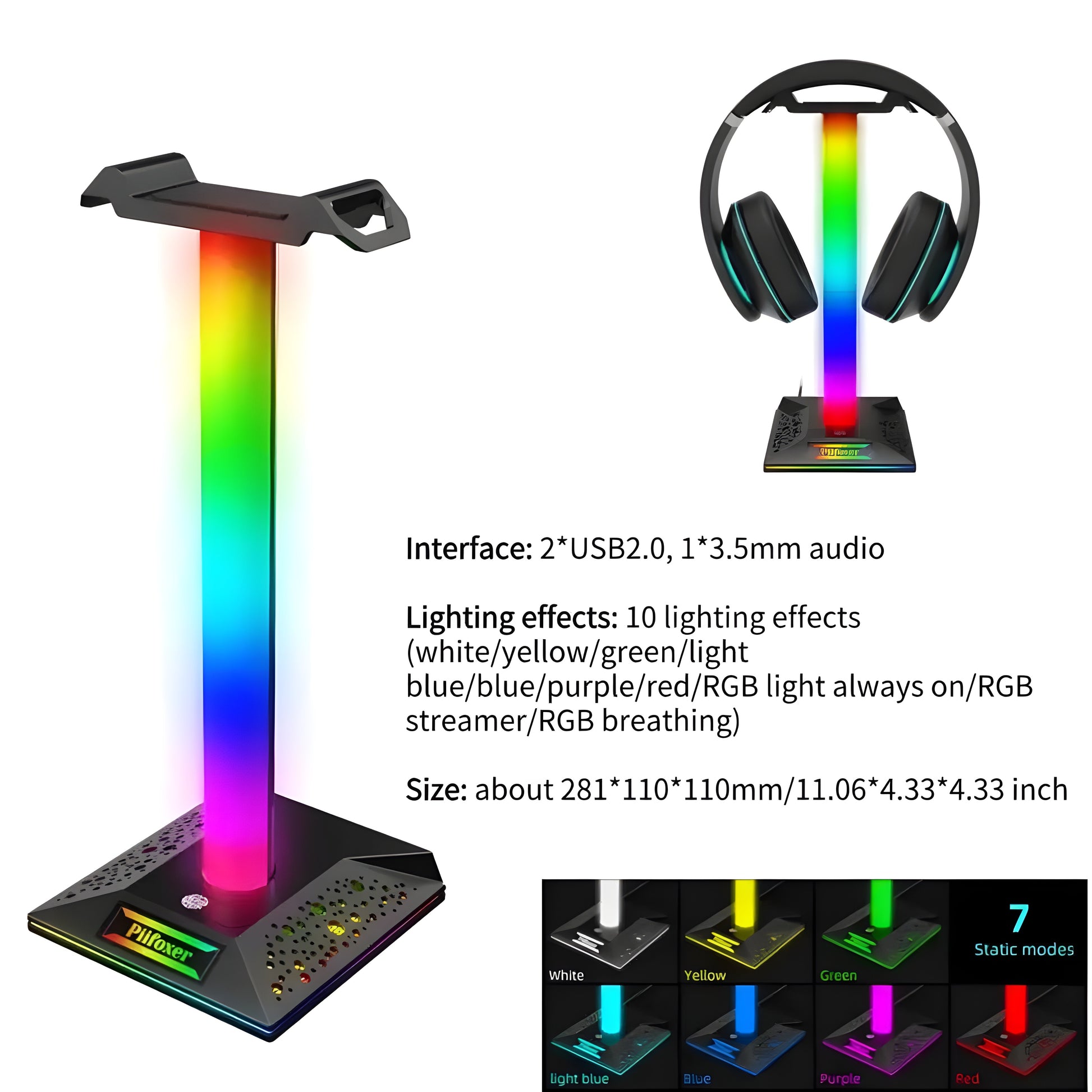 iLED RGB Gaming Headphone Stand - iLED My Store