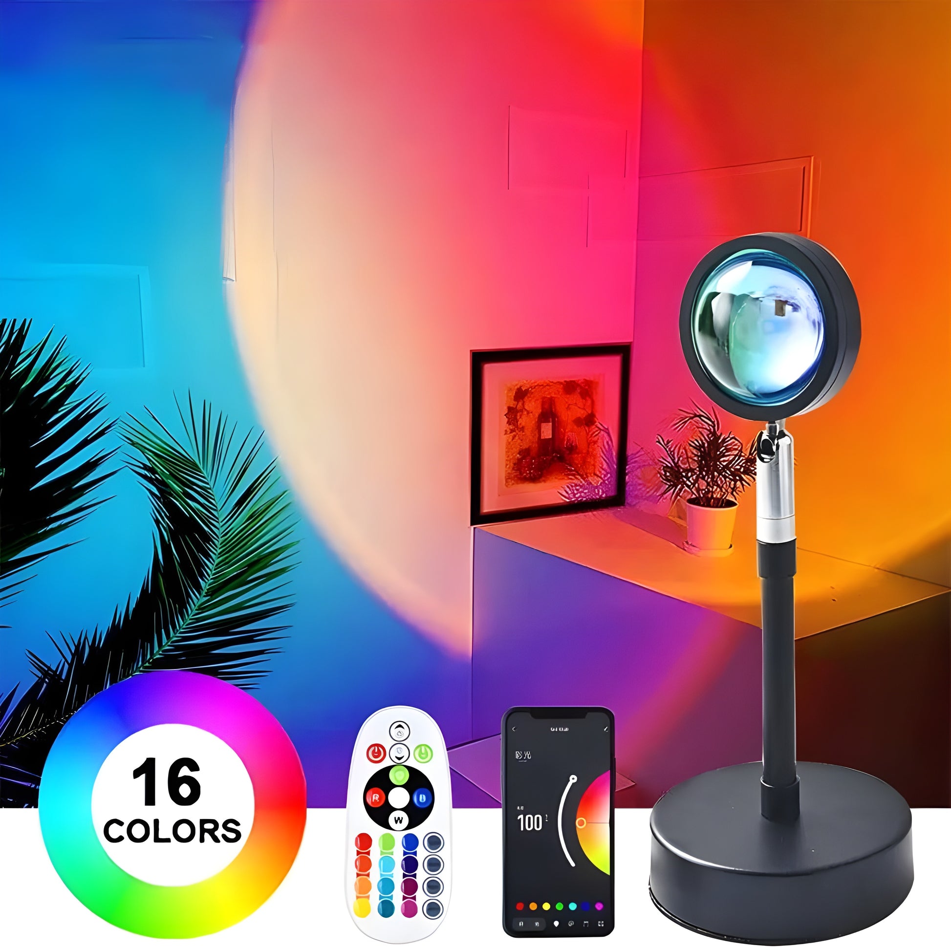 iLED RGB Sunset Lamp Projector - iLED My Store