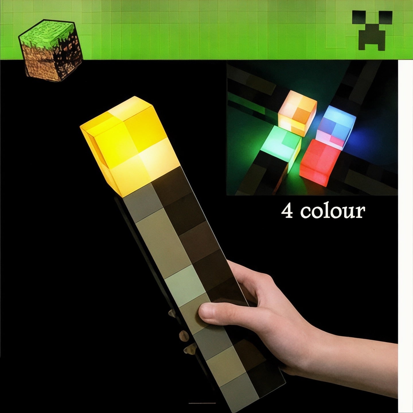 iLED Minecraft Torch Lamp - iLED My Store