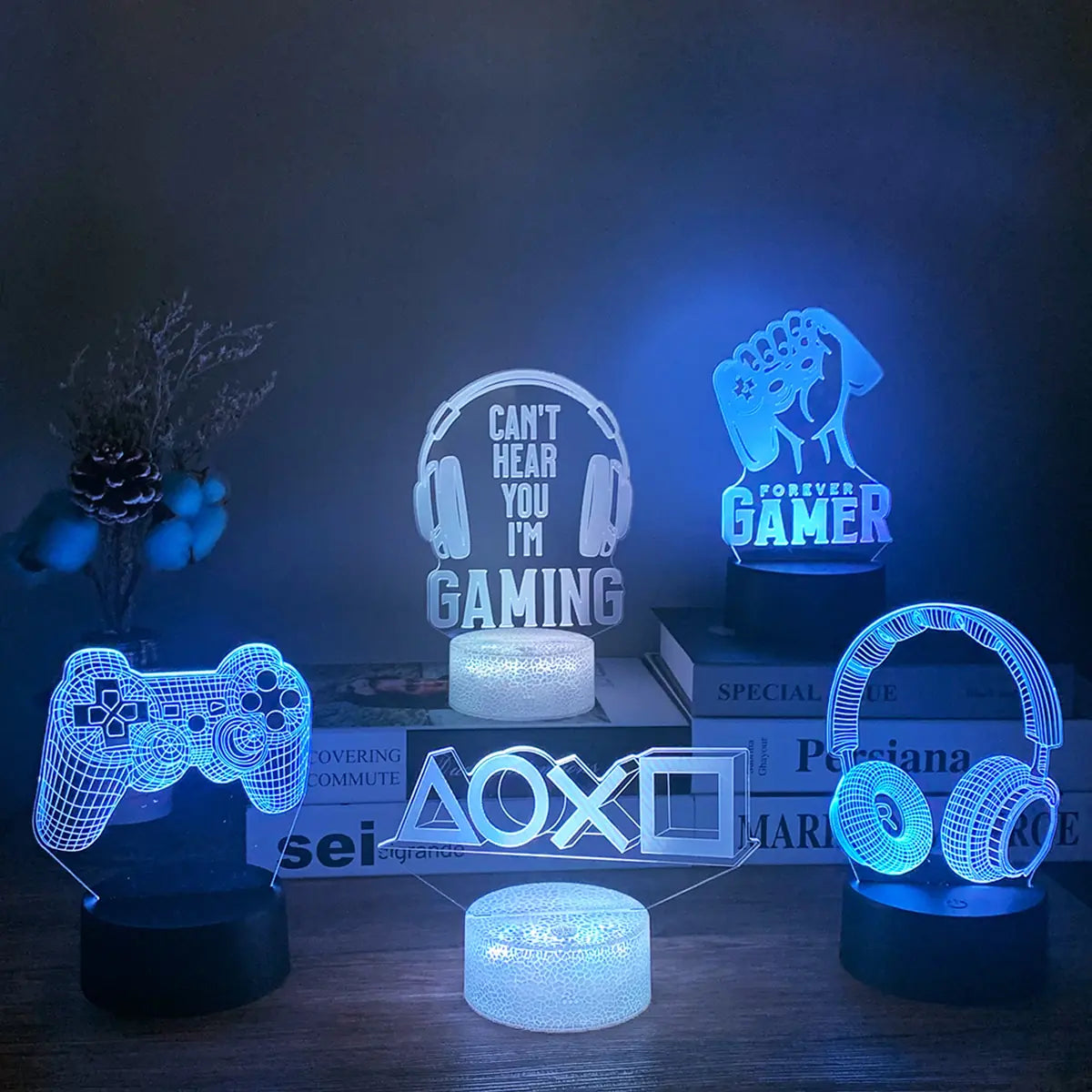 iLED 3D RGB Gaming Lamp - iLED My Store