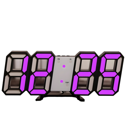 iLED 3D Digital Wall Clock - iLED My Store