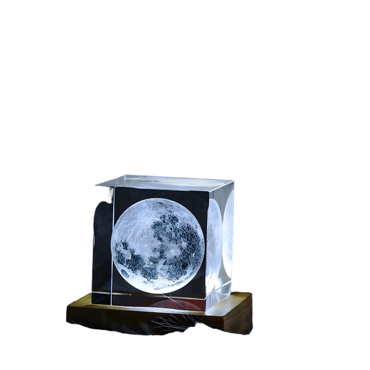 iLED 3D Moon Cube Light - iLED My Store