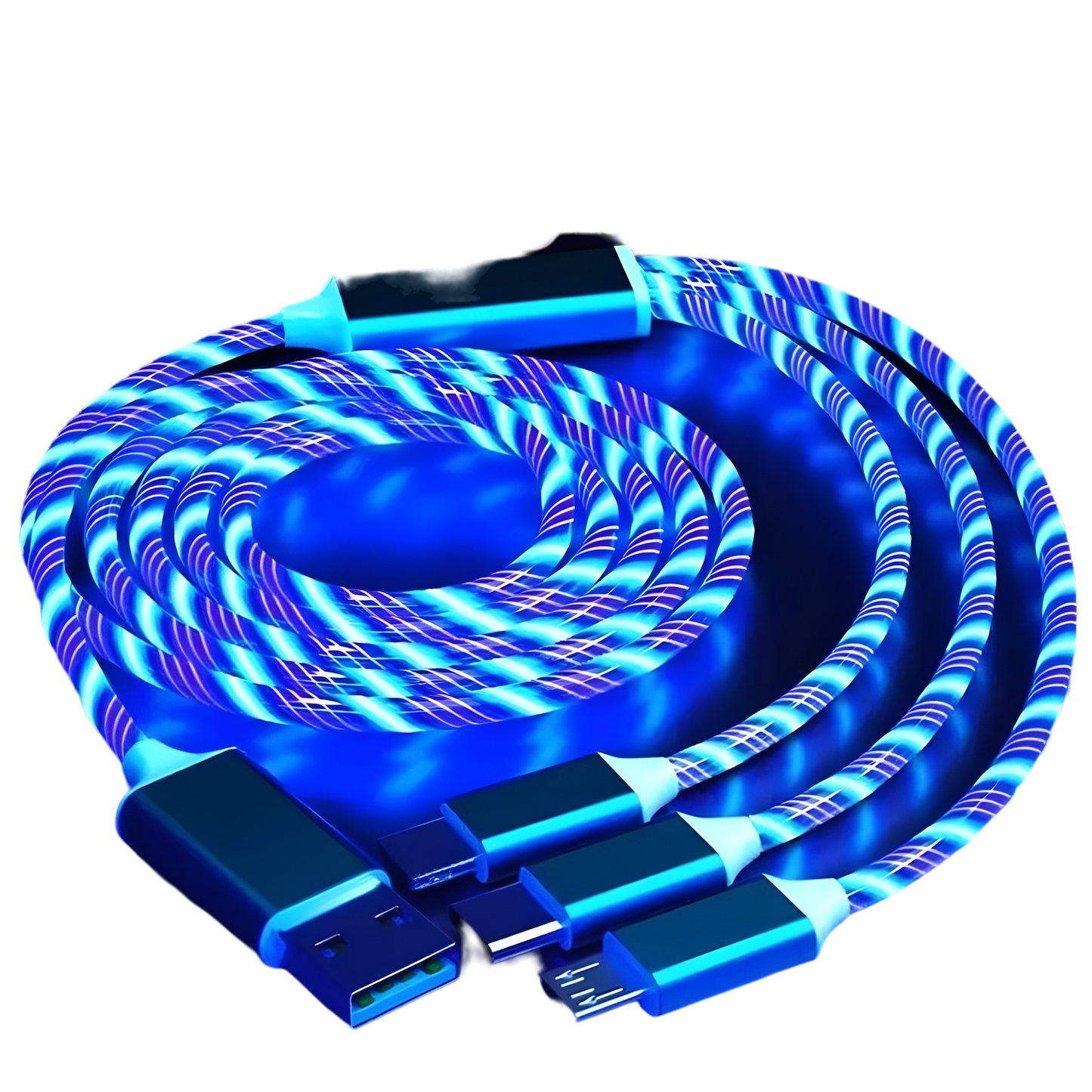 iLED Glowing 3-in-1 Cable Charger - iLED My Store