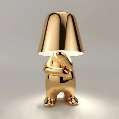 iLED Golden Man Lamp