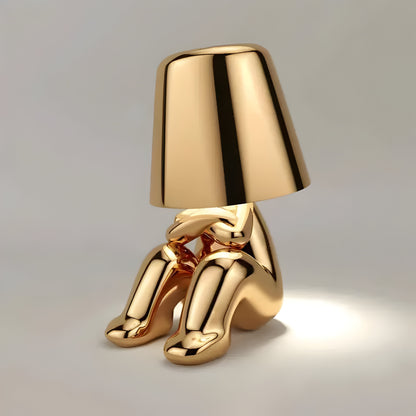 iLED Golden Man Lamp