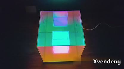 iLED Acrylic Hypercube Lamp